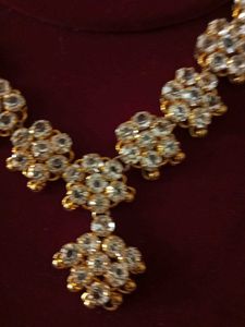 American Dimond Necklace Set