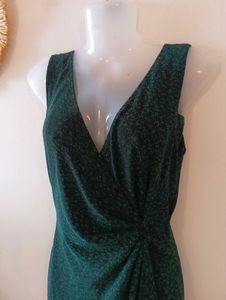 Naniyali Black With Green Shimmer Gown From US