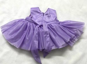 Sleeveless Glitter Georgette Party Frock