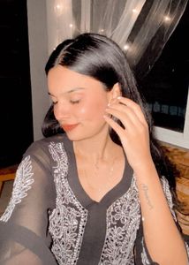 🖤 Elegant Black Chikankari Kurti – Like New 🖤