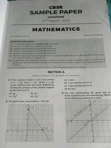 Question Bank Of Mathematics Class 10 2024