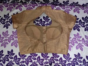 Golden Beautiful Design Like Wedding Blouse