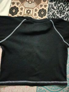 Black Crop Top