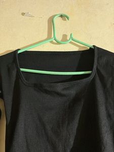 Black Long Sleeve Top
