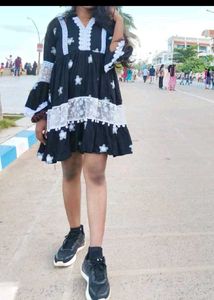 Black & White Mini Dress