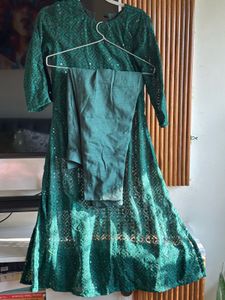 Tailored Made - Green Embroidered Kurta Set