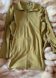 Stylish Green long bodycon dress