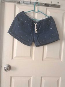 Cute Anchor Print Shorts