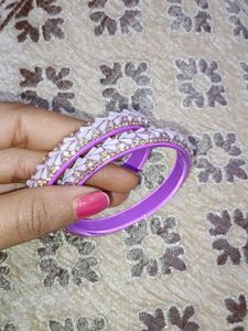 Purple Bangle Set
