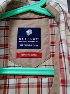 Netplay Checks Casual Shirt For Men