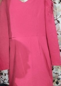 Chic Coral Mini Dress