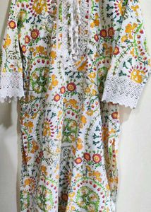 Floral Print Kurta