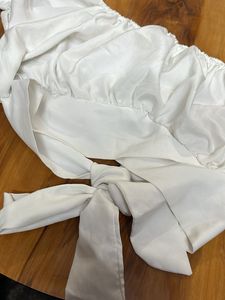 very dreamy, white crop top