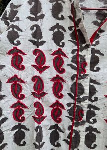 Paisley Cotton Kurta