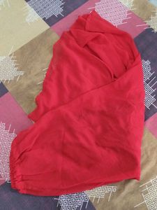 Red Ethnic Skirt