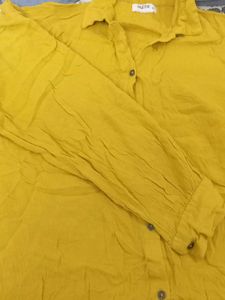 Mustard Button-Up Shirt