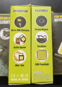 COB Rechargeable Keychain Light