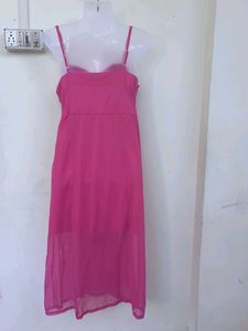 Pink Midi Dress