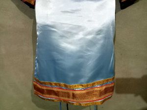Blue Satin Salwar Suit