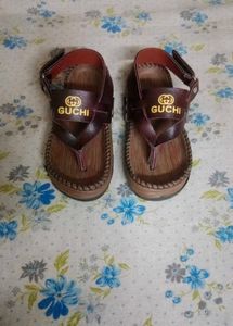 Guchi Leather Sandal