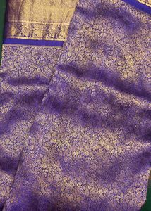 Elegant Purple Silk Saree