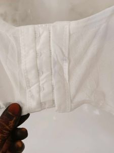 WHITE SEXY FLORAL EMBROIDERY CORSET