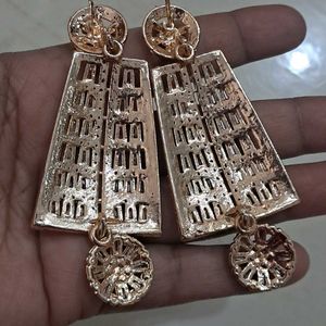 New Fashion Trendy Party Wear Red Earrings