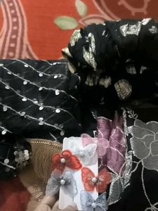 Black Sharara Sequence Work