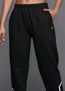 HRX Women Stripped Detail Lifestyle Joggers..