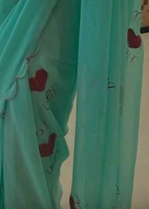 Couples Name On Saree Painting