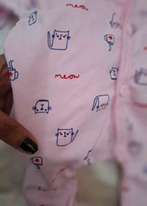 Cute Baby Pink Onesie