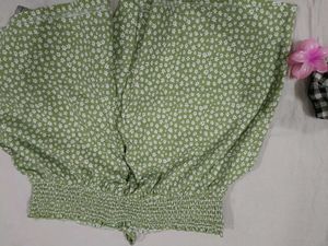 Y2k ghingham patterned shorts combo