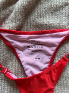 Red Thong Bikini Set - NEW