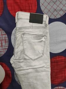 Stylish Gray Denim Jeans