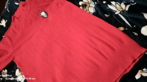 Coral Knit Mock Neck Top women