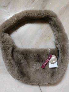 Fur shoulder bag