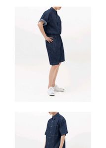 TOFFEE Summer Denim Half Shirt