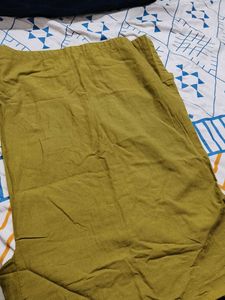 Kalkaram Studio Men Olive Green Cotton Kurta