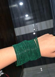 Green Bangles 2&#34;6 inch