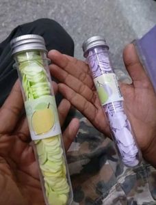 Travel Soft Paper Soap Flower Design TubeShape