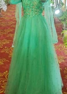 Beautiful Long Green Gown