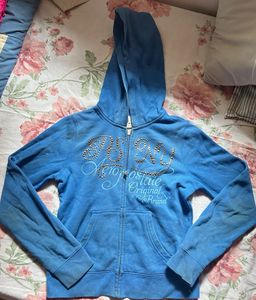 Aeropostale Blue Full Zip Hoodie