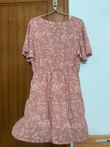 Urbanic Pink Floral Dress
