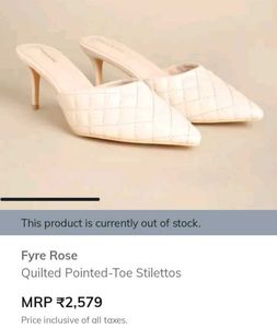 Fyre Rose Quilted Stilettos