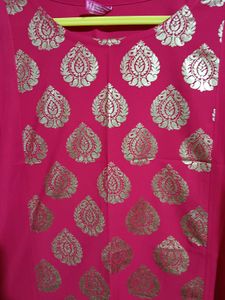 New Rose Pink Festive Kurti