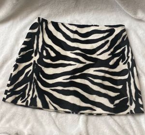 Mango Animal Print Skirt
