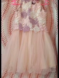 party wear frock embroidered