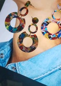 Colorful Statement Earrings