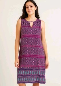 Purple Boho Dress