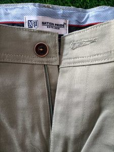 Men&#39;s (Pista Green) 34 Chino pant for party wear